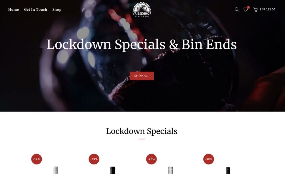 Vriesenhof Lockdown Specials 